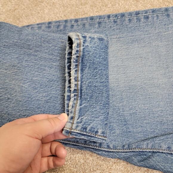 stretch shaping flattering Democrats Ab solution straight high rise jeans sz 14 - Picture 7 of 16